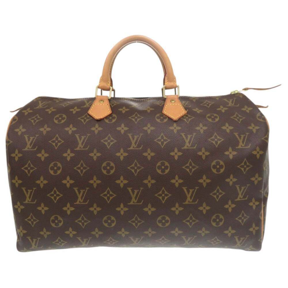 LOUIS VUITTON Brown Monogram Speedy 40 Bag